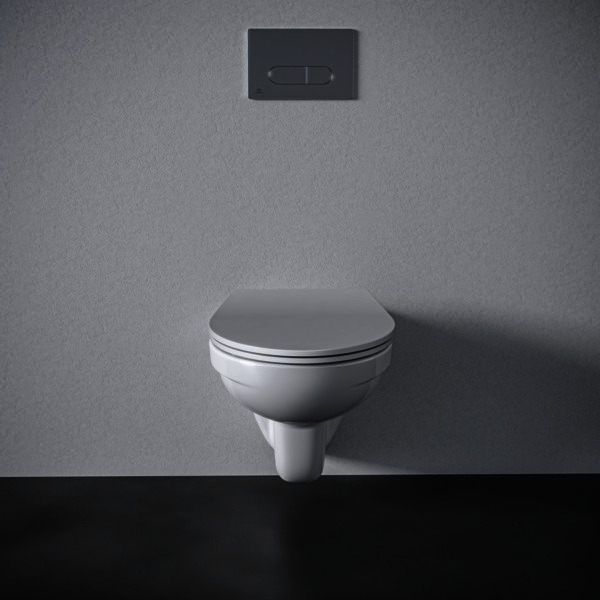 IS Wand-T-WC-Kombipaket Eurovit, randlos,m.Softclosing,355x520x350mm,Weiß