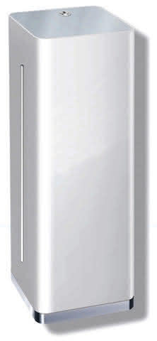 HEWI Seifenspender, Edelstahl, weiß beschichtet, 600 ml