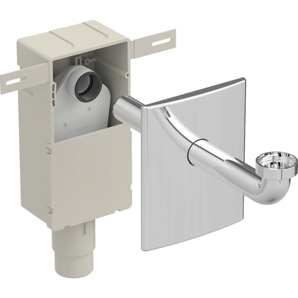 Geberit UP-Geruchsverschluss für Waschbecken Abgang horizontal glanzverchromt d50-56