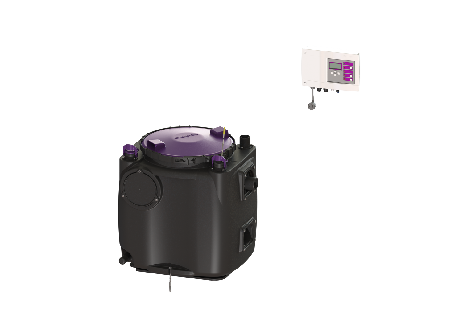 KESSEL-Hebeanlage Aqualift 100 Duo, GTF1250, freie Aufstellung, resist.