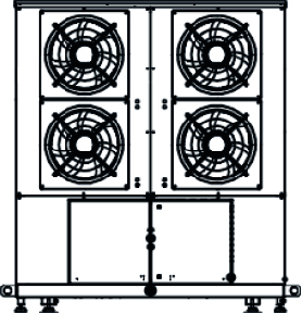 Remeha Luft-Wasser-Wärmepumpe bis 50 C/8 C E-HP AW 168 cool Plus, Heizen und Kühlen