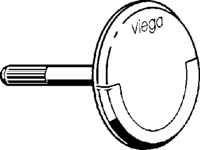Viega Drehrosette VisignMT4/RT4 6161.159 in Kunststoff verchromt