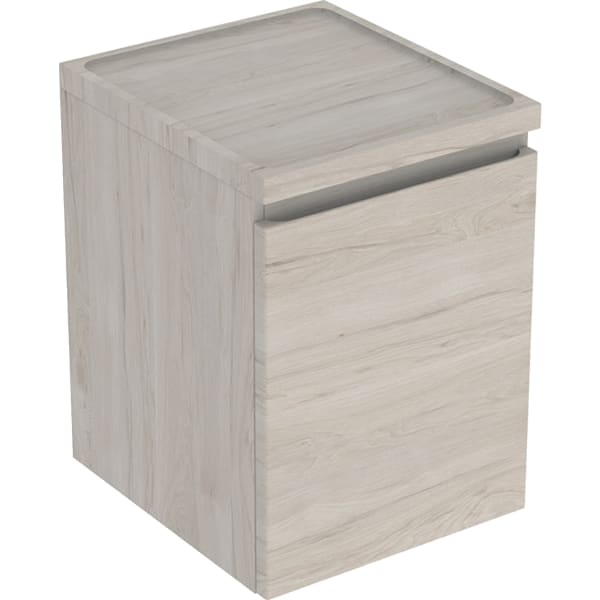 Geberit Renova Plan Seitenschrank, 1 Schubl. 40x55x44,5cm, Nussbaum hickory hell