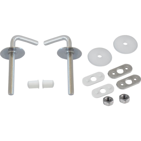 Geberit Set Scharniere f. WC-Sitzring Bambini Befestigung von unten, Edlestahl