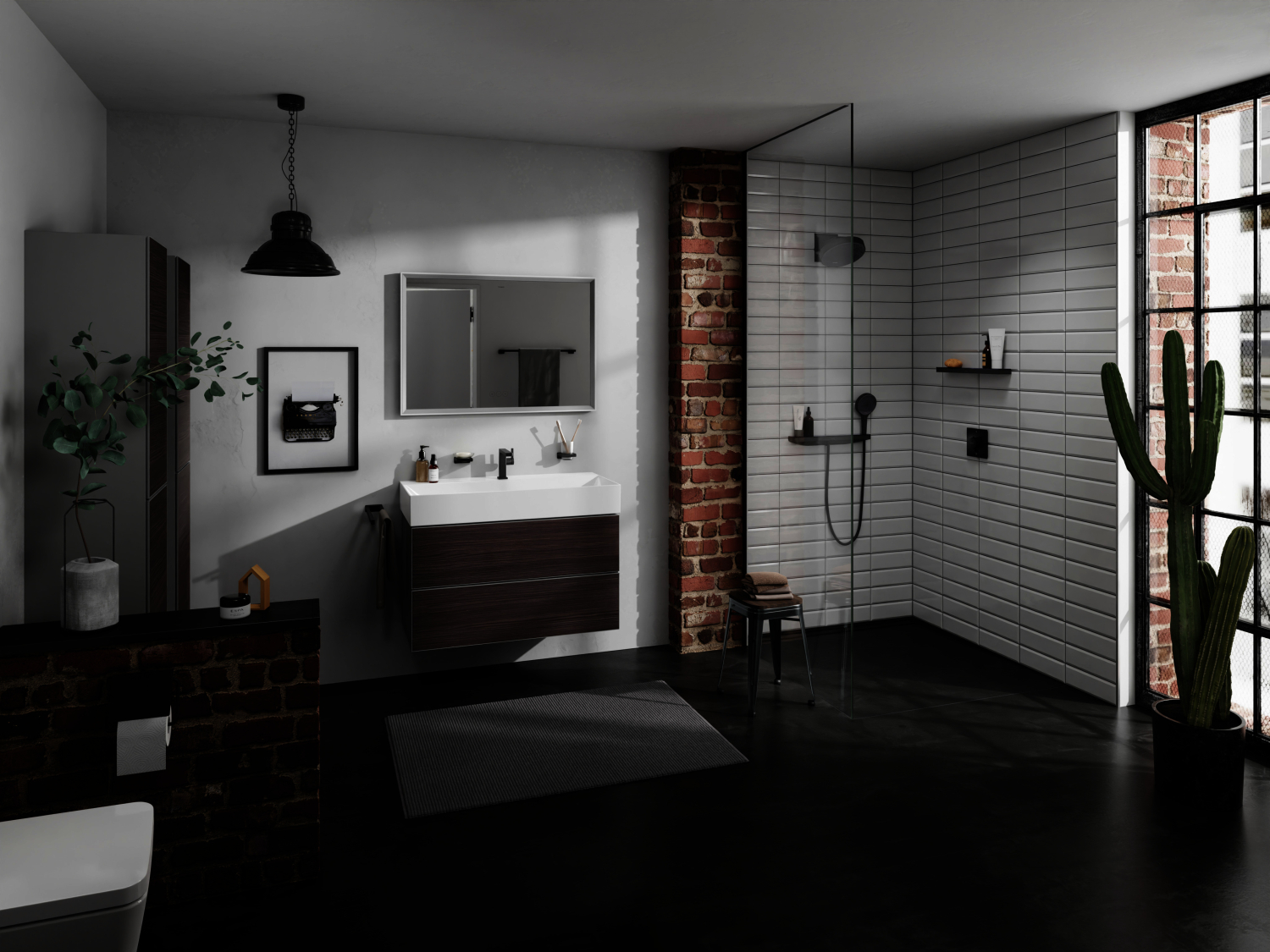 Hansgrohe WTM 110 Tecturis E Fine CoolStart ohne Ablaufgarnitur MSW