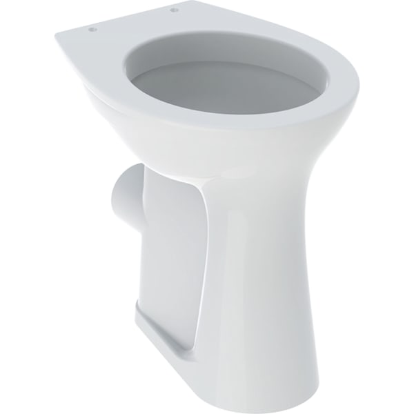 Geberit Vitalis Stand-WC Flachspüler Abgang horizontal, H:46cm, weiß