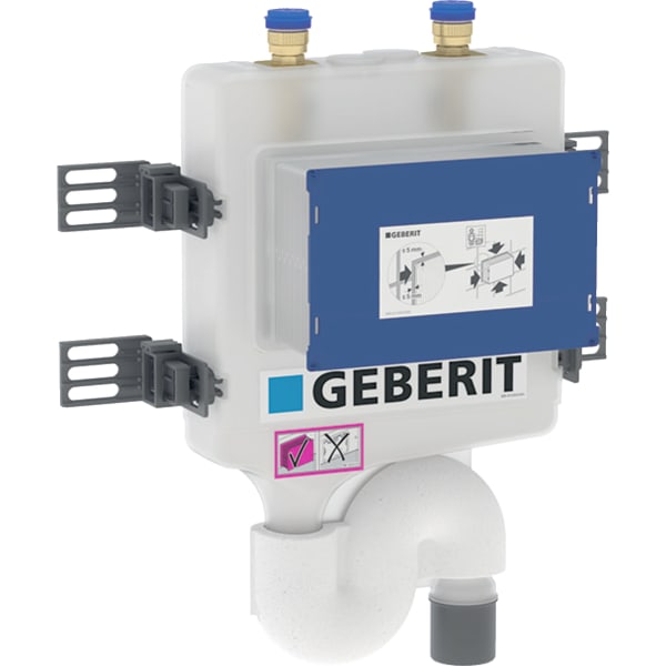 Geberit Hygienespülung m. 2 Wasseranschlüssen und Volumenstrom, d50, RMF 1/2" Geberit Hygienespülung m. 2 Wasseranschlüssen und Volumenstrom, d50, RMF 1/2"