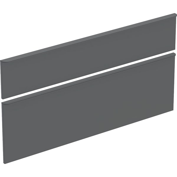 Geberit Schubladenfronten (2 St.) mit Griffe lava, zu SmyleS WTU B: 120cm