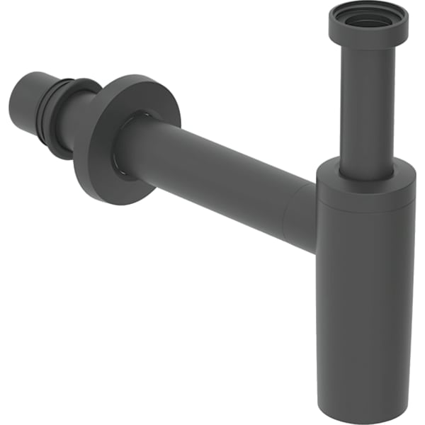Geberit Tauchrohrgeruchsverschluss für WB Abgang horiz., d32, G1 1/4, schwarz matt
