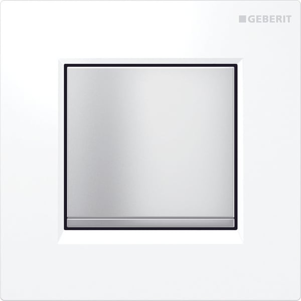 Geberit Typ 30 Betätigungsplatte für UR-Strg. pneumatische Sp-Ausl. weiß/chrma Geberit Typ 30 Betätigungsplatte für UR-Strg. pneumatische Sp-Ausl. weiß/chrma