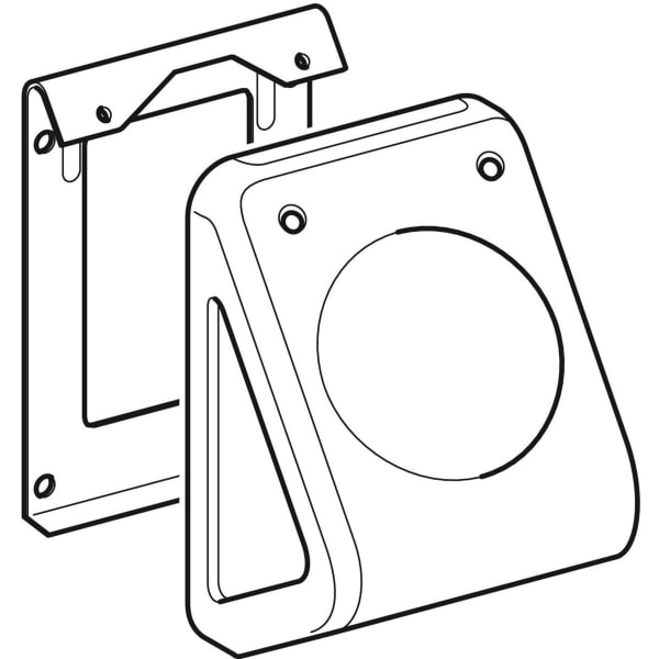 Geberit Wandfußdrücker zu Geberit WC-Strg. mit pneumatischer Spülauslösung