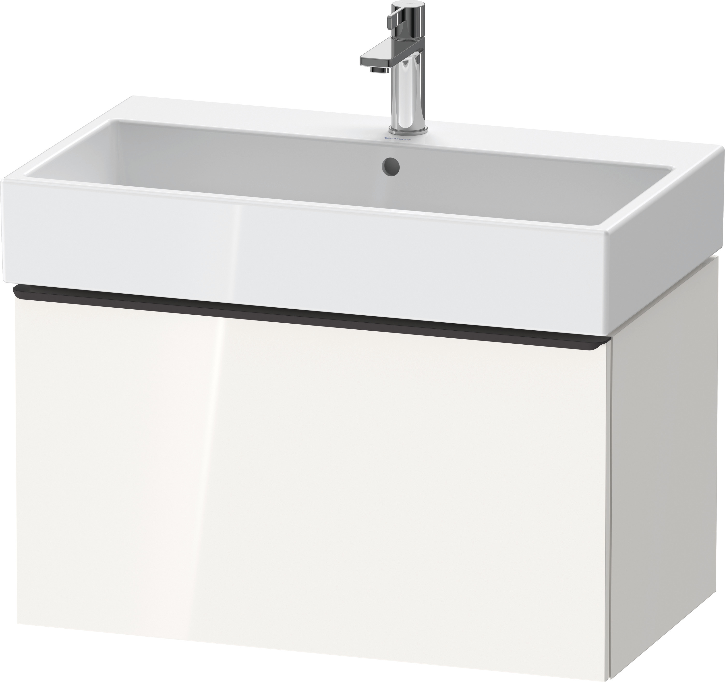 Duravit D-Neo WTU,Wdh,Ausz:1,Gr:Diamant Schw. 784x442x440mm,Weiß Hochglanz,Dekor