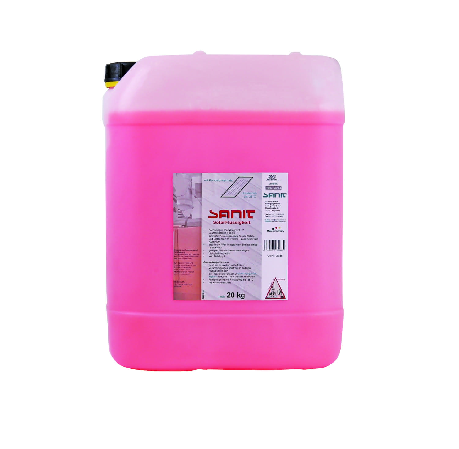 SANIT-CHEMIE SolarFlüssigkeit 20 kg Kanister