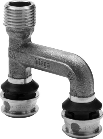 Viega Erweiterungsstück mit SC Raxofix 5326.31 in R1/2 x 16mm Siliziumbronze