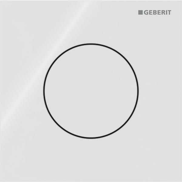Geberit Typ 40 BetPl., rund, f. UR-Strg. pneum. Sp., weiß