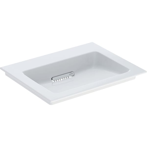 Geberit ONE MWT 60x48cm, CleanDrain o. Hl., o. Ül., weiß, KeraTect/weiß glzd