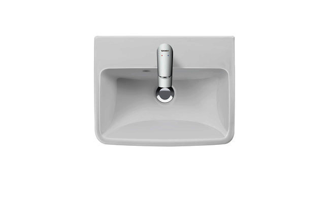 DU HWB 500mm, Duravit No.1 weiß, mit ÜL, mit HLB