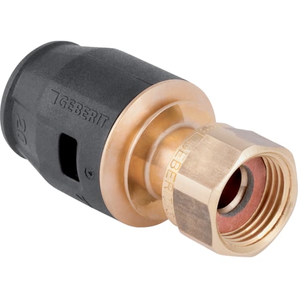 Geberit PushFit Übergang mit Überwurfmutter Rg d20-G3/4