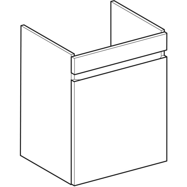 Geberit Renova Plan US f. WT, mit 1 Schublade u. Innenschubl., 48,4x60,6x40,7cm, lava