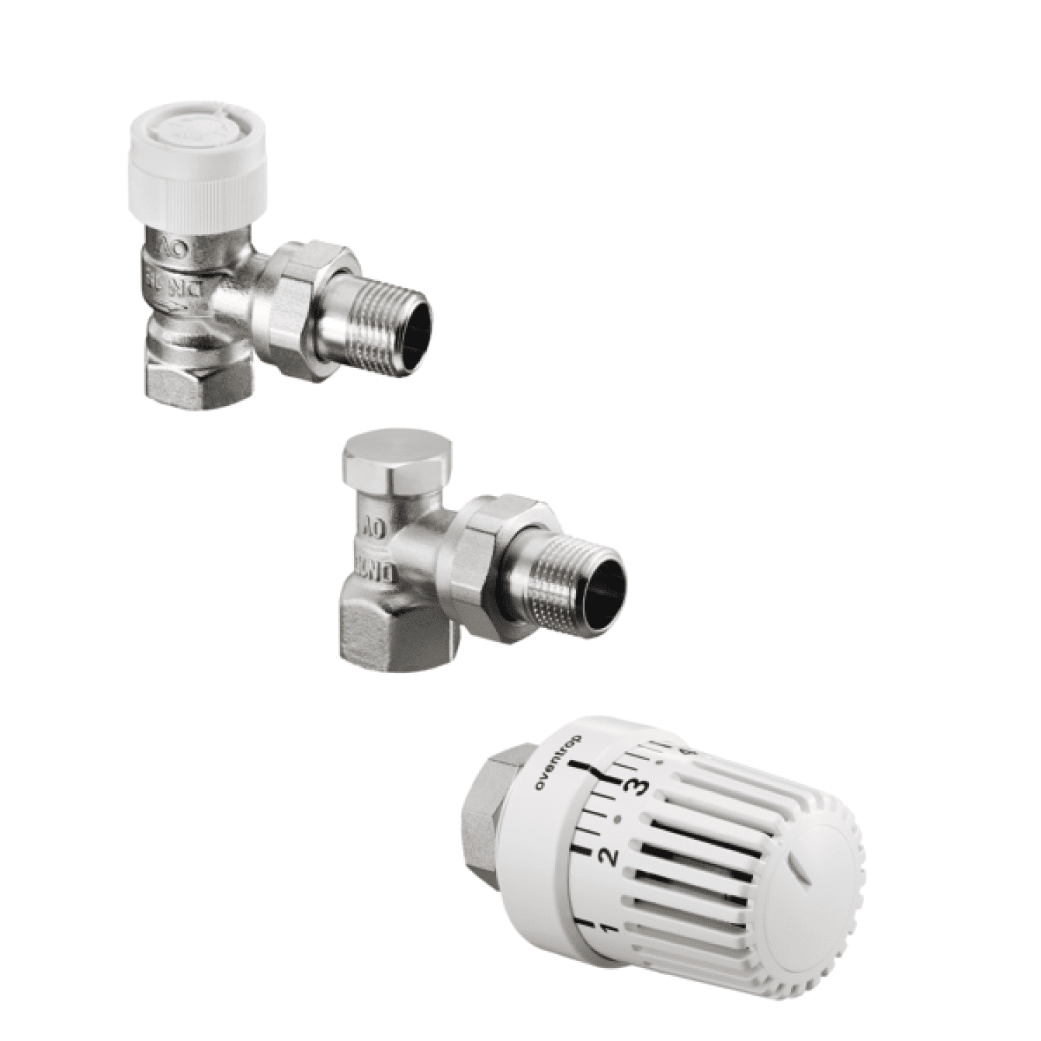 OVENTROP-Thermostatventil-Set, DN10 mit "Uni LH, AV9, Combi 2" OVENTROP-Thermostatventil-Set, DN10 mit "Uni LH, AV9, Combi 2"