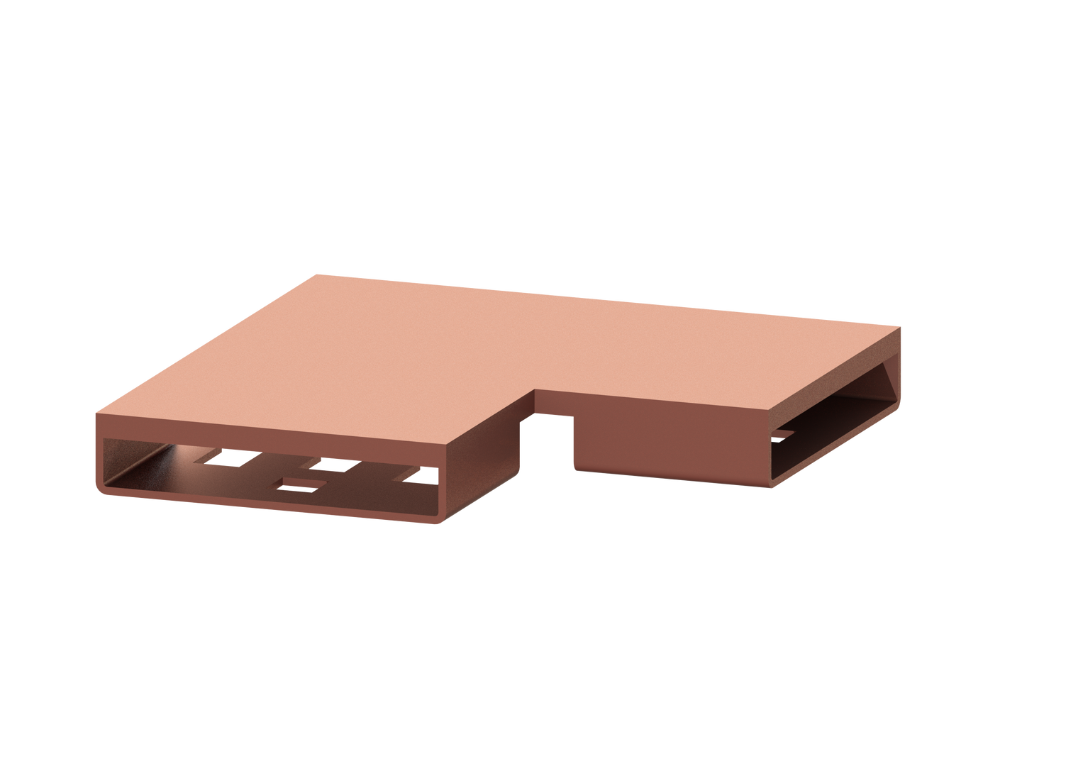 KESSEL-Verbindungsstück 90 Grad für Linearis Infinity, Copper, gebürstet
