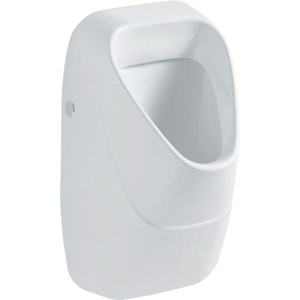 Geberit Alivio Urinal mit Ablaufsieb, Zul.hi. Abgang nach hinten oder unten, weiß Tect