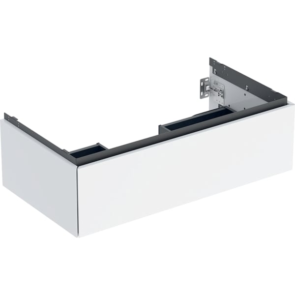 Geberit ONE Unterschrank für WT/-Platte 1 Schubl., 88,8x26,6x47cm, weiß hgl.
