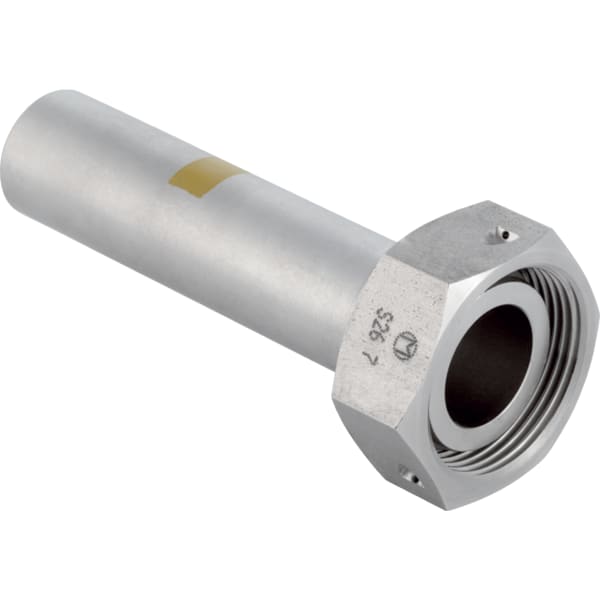 Geberit Mapress Edelstahl Übergang m.Überwurf und Einschubende (Gas) d28-G1 3/8 kon Geberit Mapress Edelstahl Übergang m.Überwurf und Einschubende (Gas) d28-G1 3/8 kon