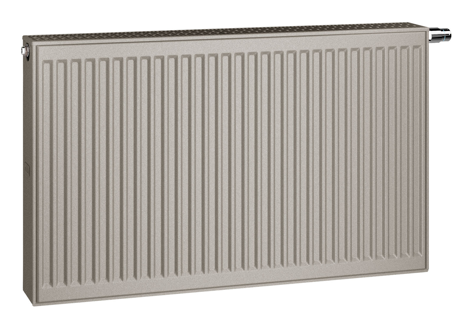 Kermi x2 Profil-Vmulti T12 500x64x1000 QN1063, RAL9016, 10bar, Vent., m.Abd, BK