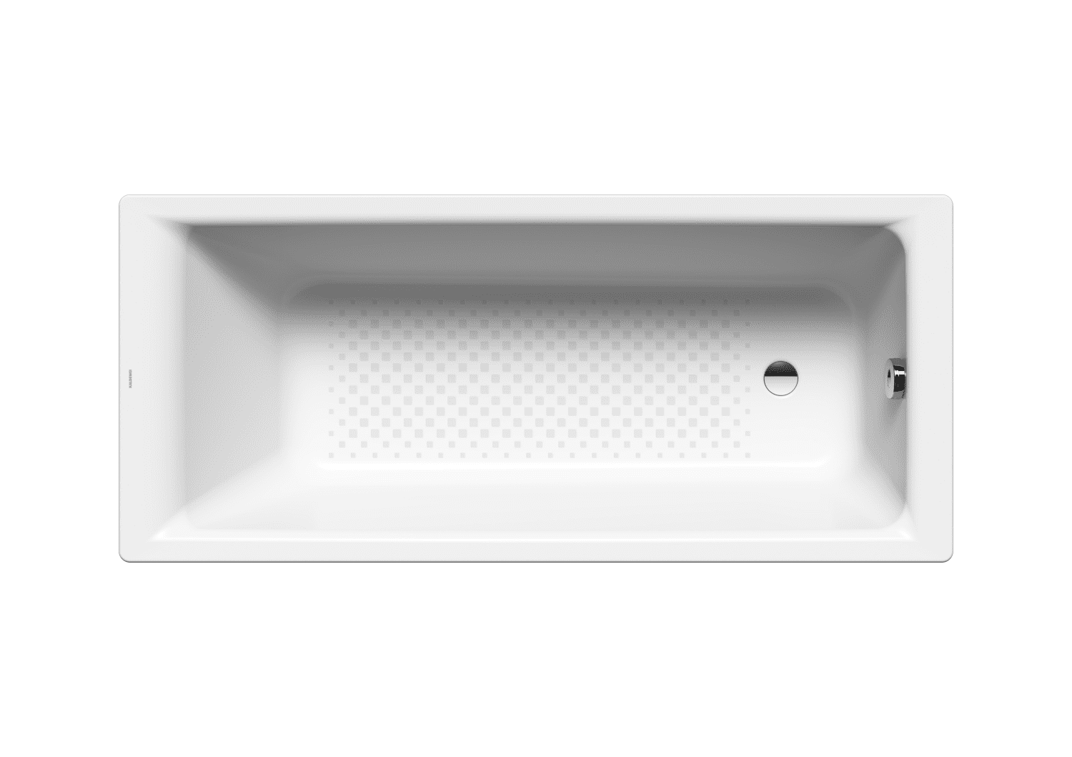 KA BW PURO Mod.683,1600x700mm,alpinweiß, mit Vollantislip