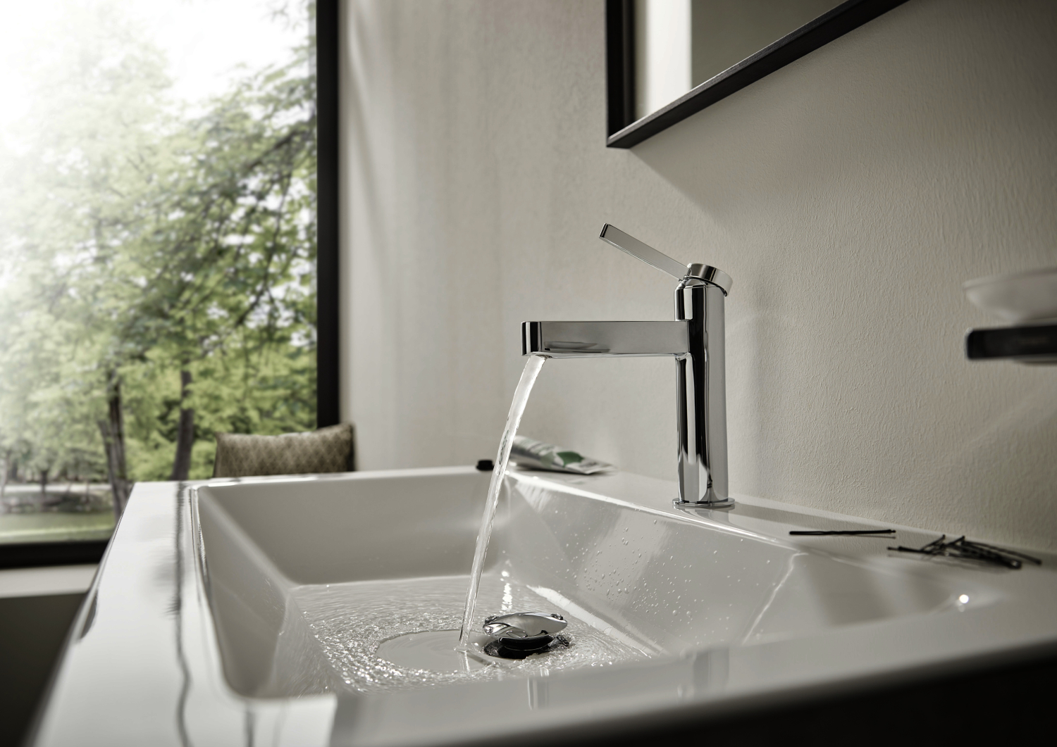 Hansgrohe Standventil 100 Finoris ohne Ablaufgarnitur chrom