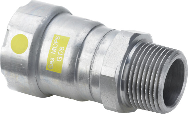 Viega Übergangsstück mit SC Megapress G 4611 in 1/2ZollxR1/2 Stahl Zn-Ni besch. Viega Übergangsstück mit SC Megapress G 4611 in 1/2ZollxR1/2 Stahl Zn-Ni besch.