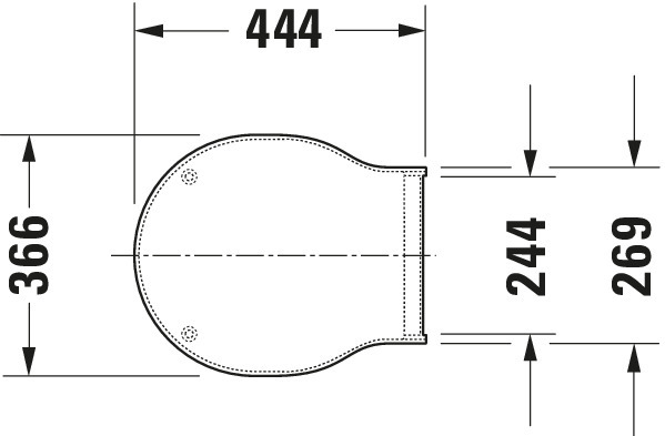 Duravit WC-Sitz Foster, Weiß, mit Absenkautomatik
