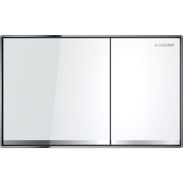 Geberit Sigma60 BetPl., für 2-Mengen-Spülung weiß verspiegelt / hochglanz verchromt Geberit Sigma60 BetPl., für 2-Mengen-Spülung weiß verspiegelt / hochglanz verchromt