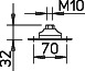 Helios SDD 2 Schwingungsdämpfer für Druckbelastung, 1 Satz=4 Stück