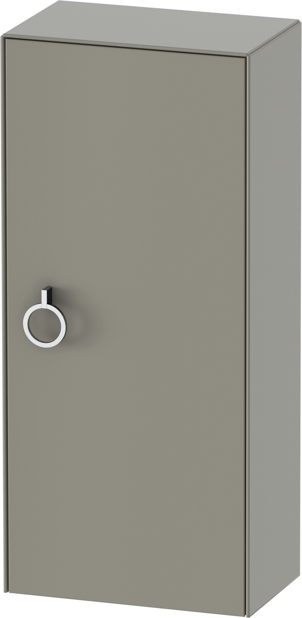 Duravit Halbhochschrank White Tulip,m.Griff TA r.,880x400x240,Steingrau Seidenmatt