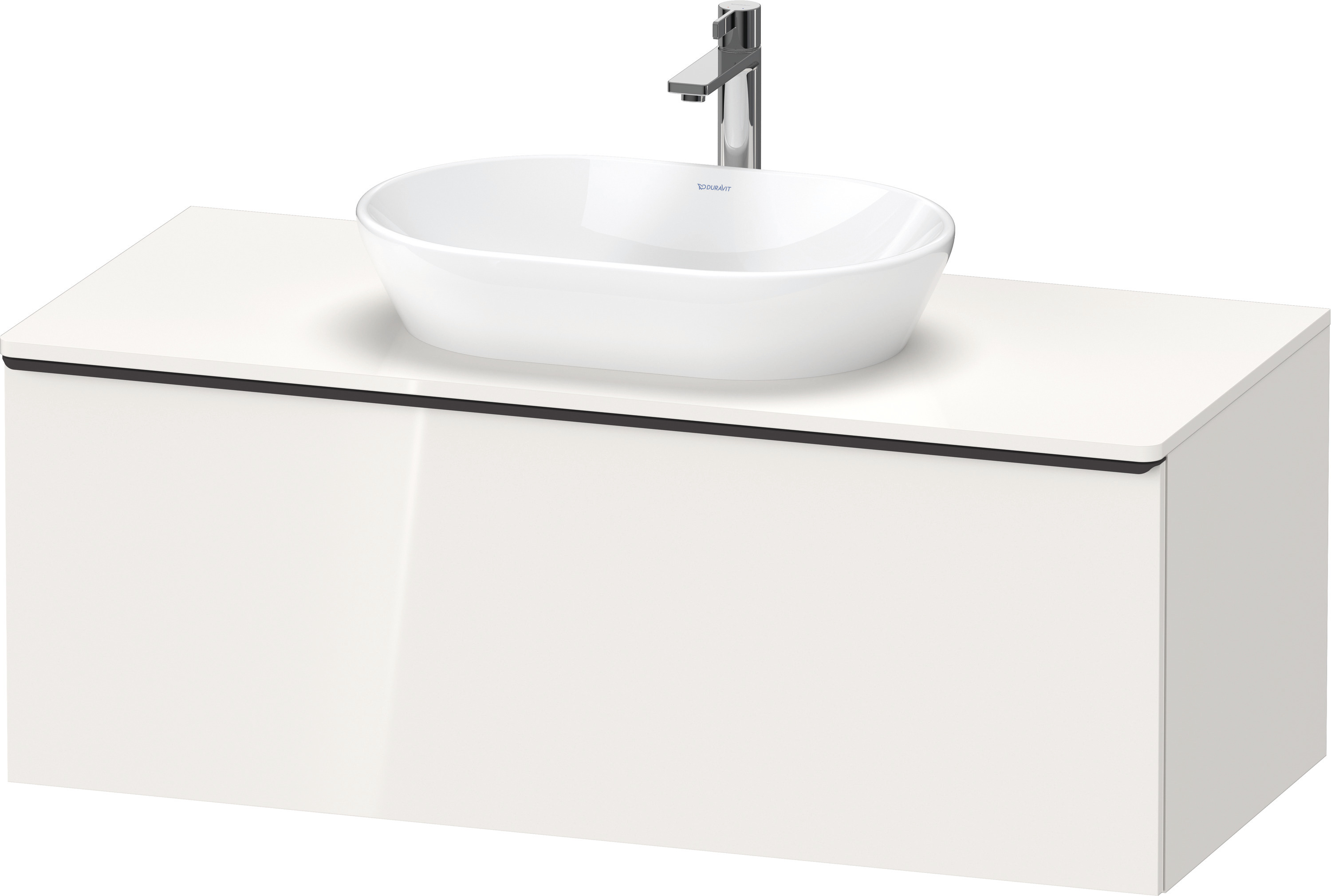 Duravit D-Neo,Kons-WTU,Ausz:1,Gr:Diam.Schwarz 1200x550x459mm,Wandh.Weiß Hochglanz,Dek