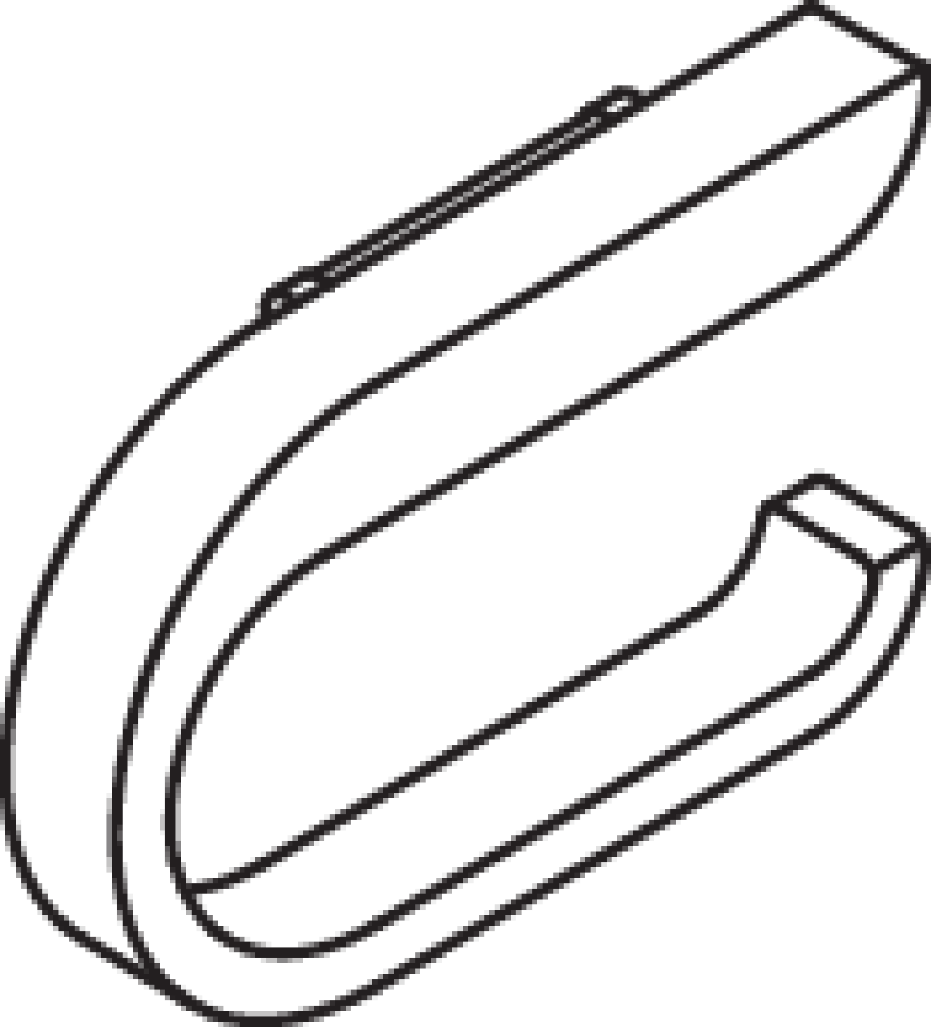HEWI WC-Papierhalter Sys 800 K, Kst., klappbar, B:140mm, H:90mm reinweiß
