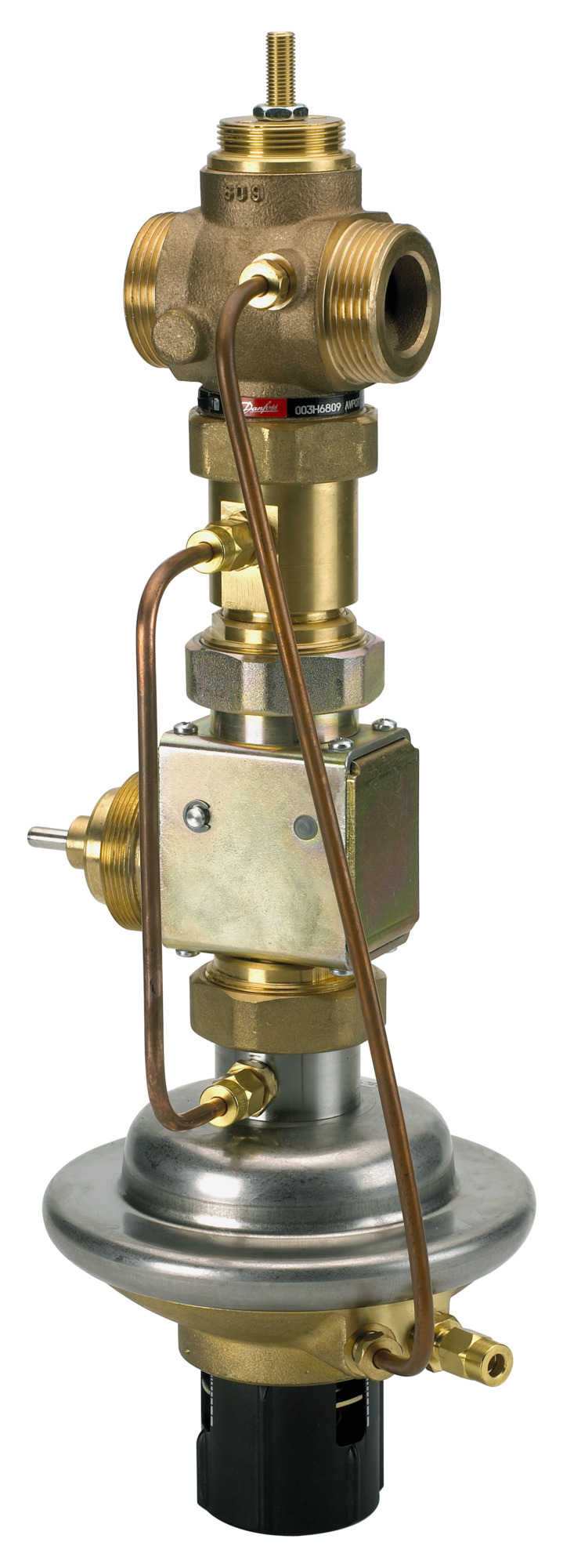Danfoss Diff.Druck.+ V,stromreg.AVPQT Kvs 8,0, 0,2/0,2 - 1,0 bar, G 11/4 A