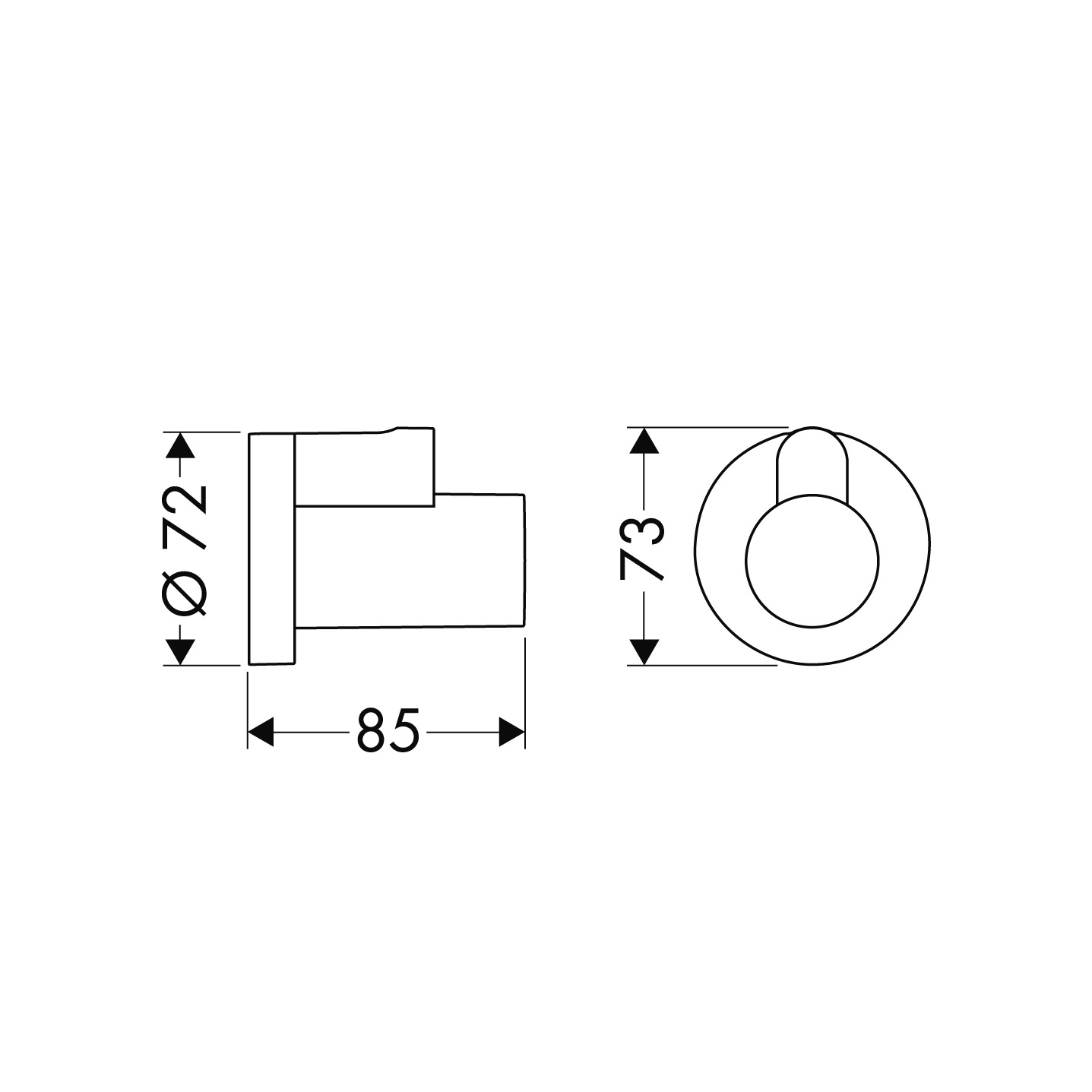 Hansgrohe Eckventilschuber Flowstar chrom