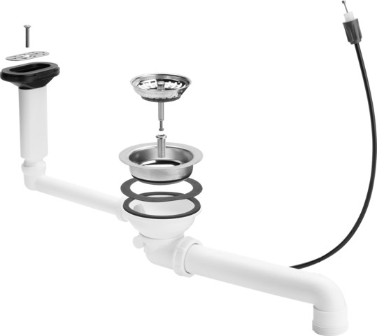 Viega Ablaufventilset 7139.163 in Kunststoff weiss