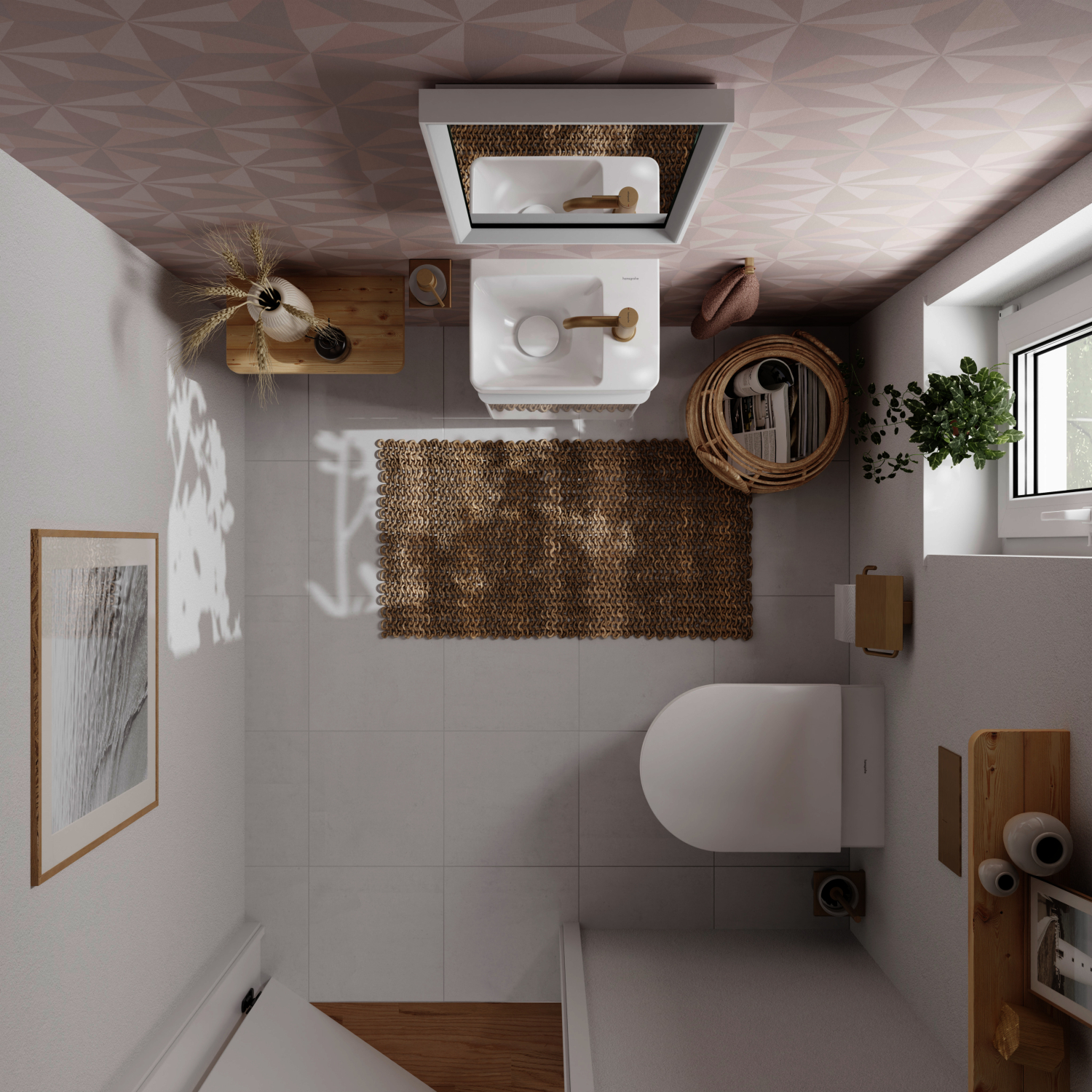 Hansgrohe WTM 80 Tecturis S CoolStart ohne Ablaufgarnitur BBR