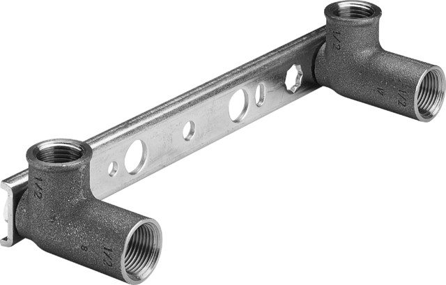 Viega Montageeinheit Gemini 94478 in Rp1/2xRp1/2x45x150x200mm Rotguss