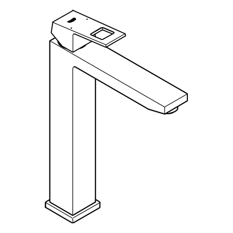 GROHE EH-WT-Batterie Eurocube 23406 für freistehende Waschschüsseln chrom