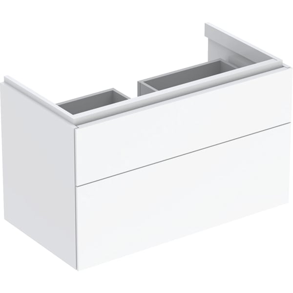 Geberit Xeno2 Unterschrank f. WT, 2 Schubl. 88x53x46,2cm, weiß
