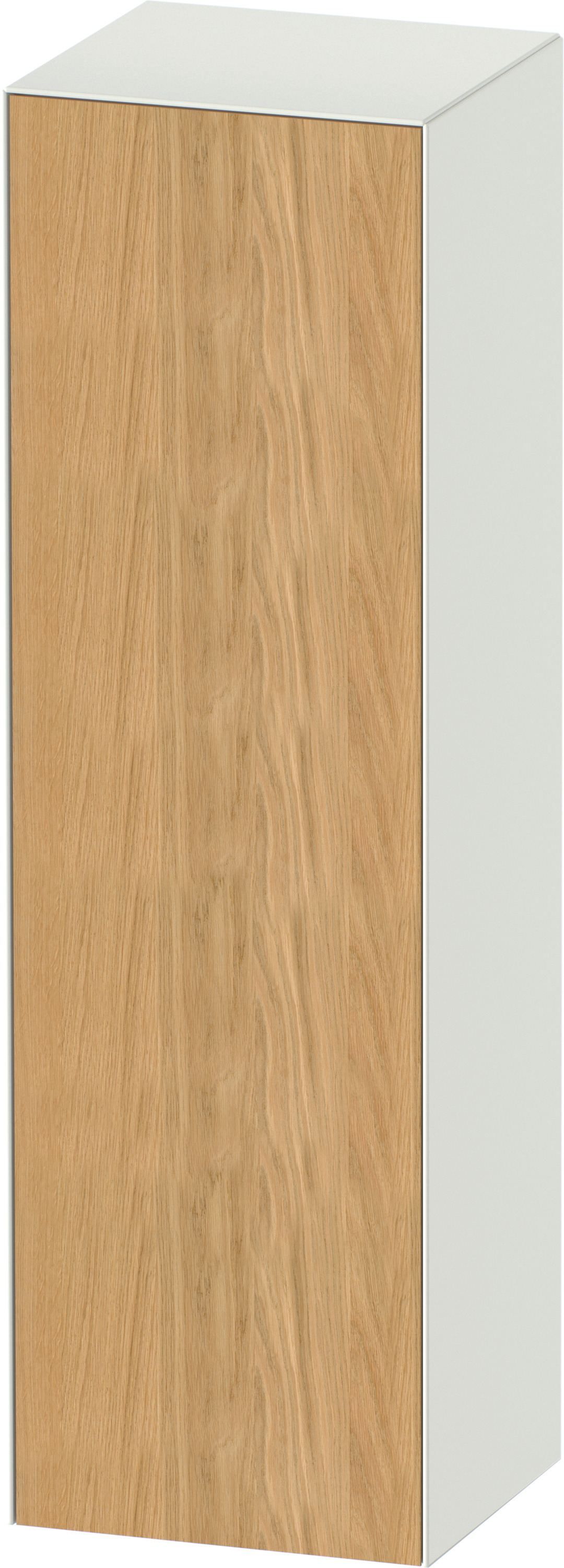 Duravit Halbhochschrank White Tulip, TA r,1320x400x360,Eiche N.M./Weiß Sdm.