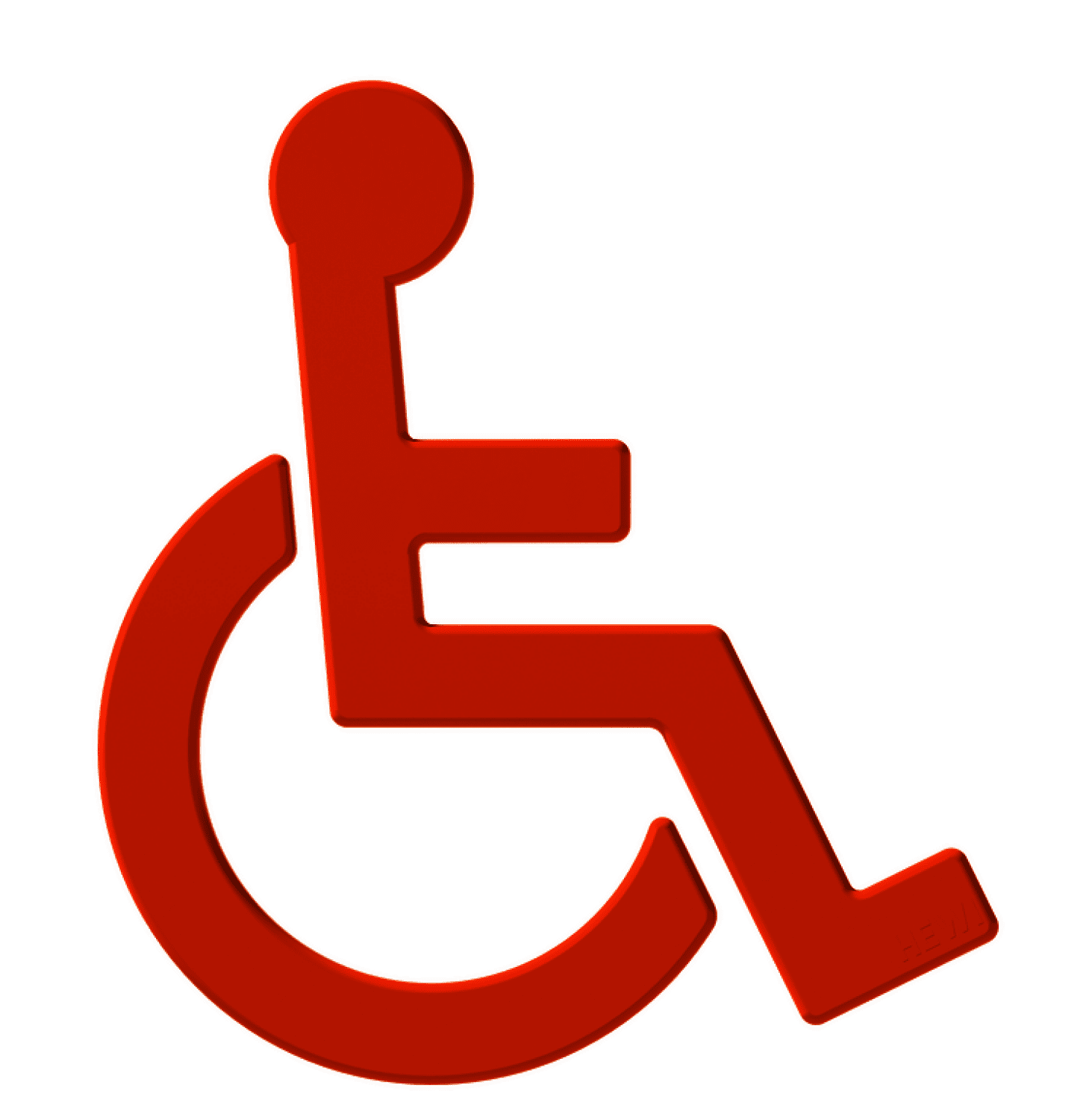 HEWI Symbol Barrierefrei Ser 801, selbstklebend orange