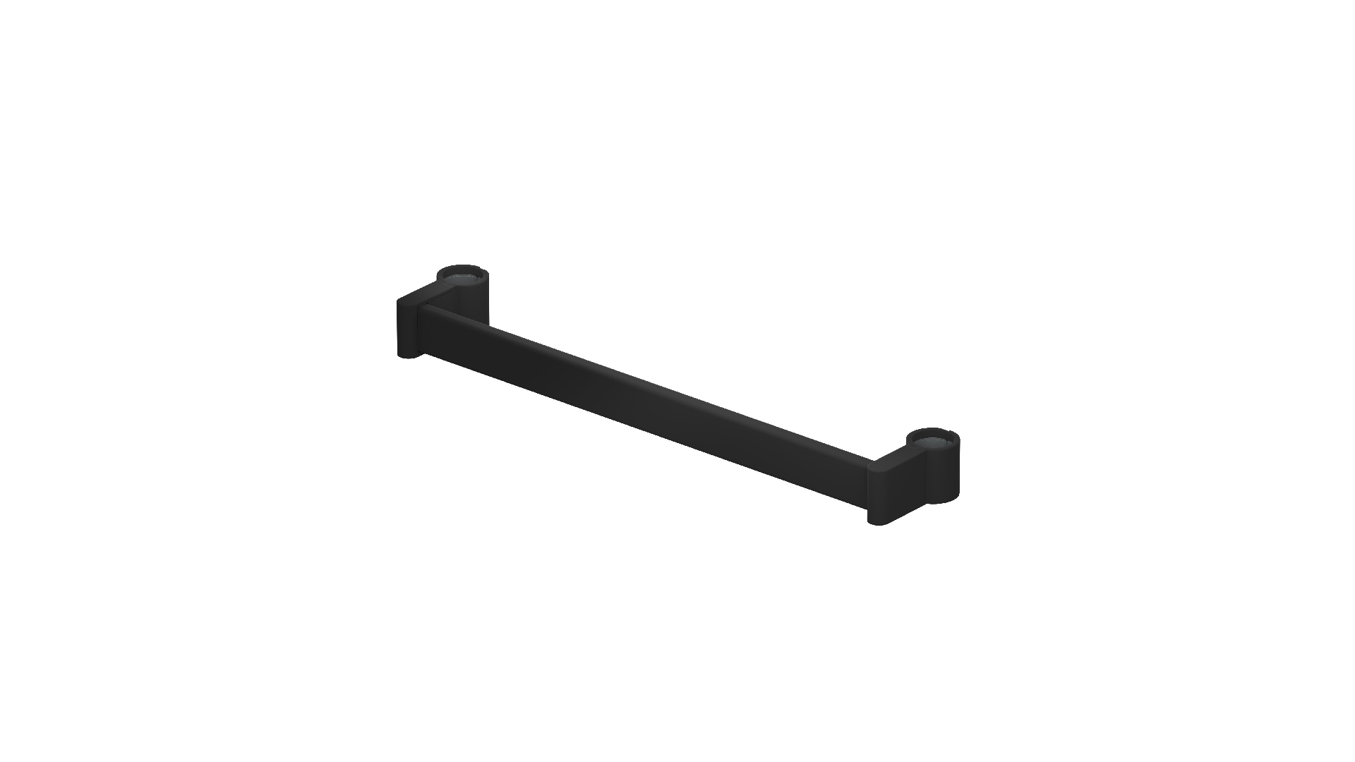 Zehnder Zubehör Handtuchhalter lackiert für Charleston, Baulänge 596 mm