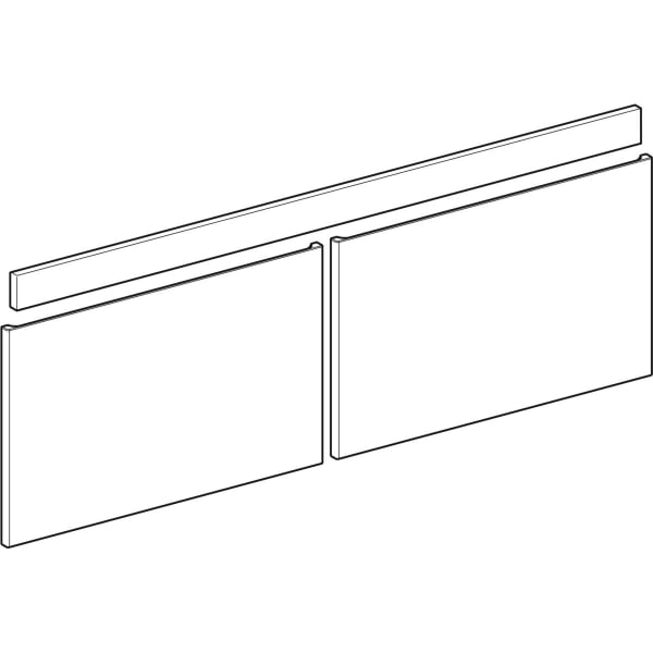 Geberit Schubladen-/Front Set für Renova Plan US für MDWT, B:130cm, lava