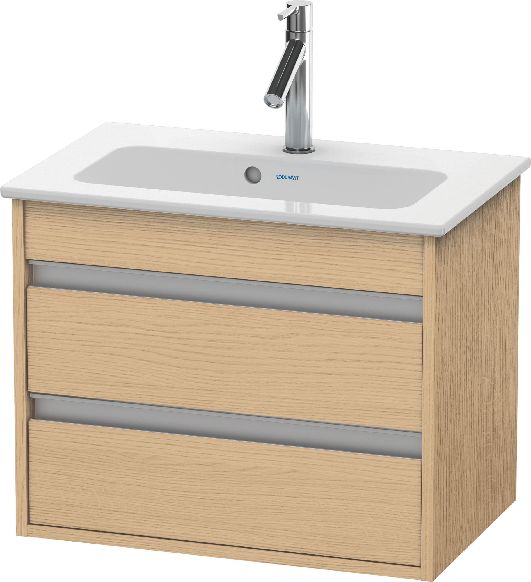 Duravit WTU Ketho Compact 480x600x385mm 2 Schubkästen, Eiche Natur